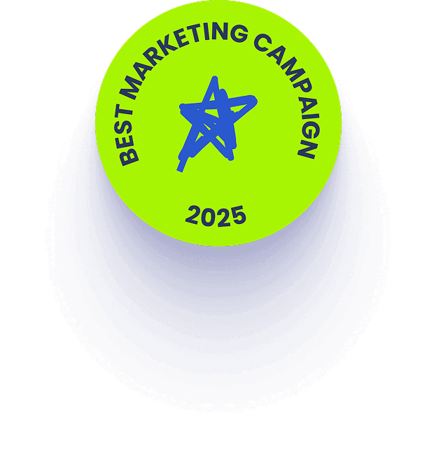 Best Marketing award badge